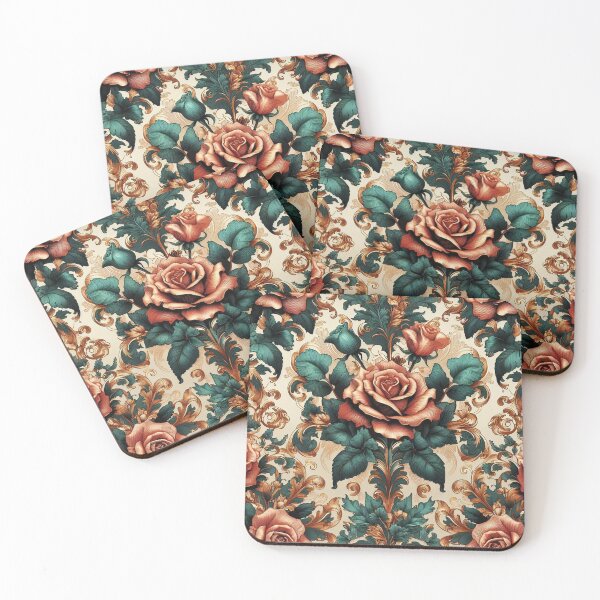 Item preview, Terracotta Baroque Inspired Roses designed and sold by DesignsByPrnces.