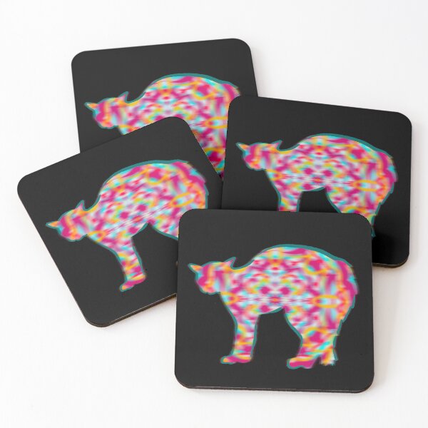 Item preview, Easter Color Cat With Black Background  designed and sold by missmann.