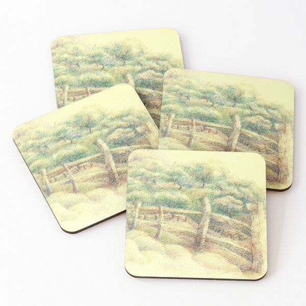 Item preview, fenced oaks designed and sold by Gerardo Segismundo.