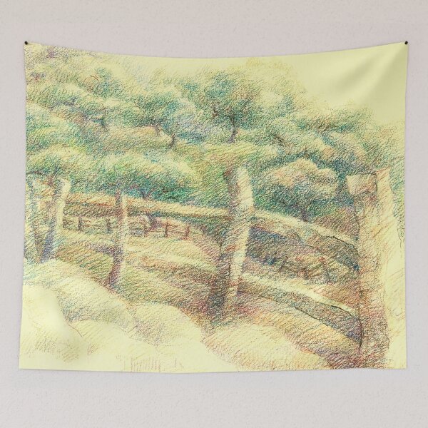Item preview, fenced oaks designed and sold by Gerardo Segismundo.
