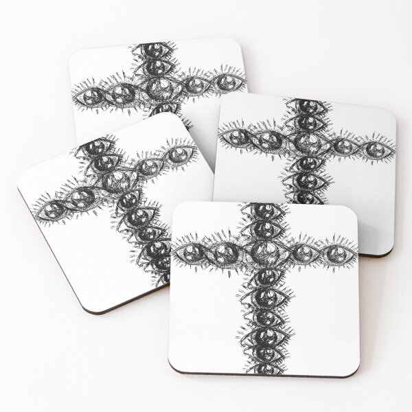 Item preview, jesus cross of eyes designed and sold by Creatura Artwork Studio.