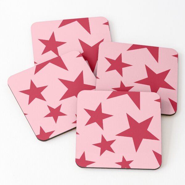 Item preview, Cherry Red Big Ol Stars designed and sold by STUDIO MORE Los Angeles.