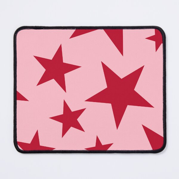 Item preview, Cherry Red Big Ol Stars designed and sold by STUDIO MORE Los Angeles.