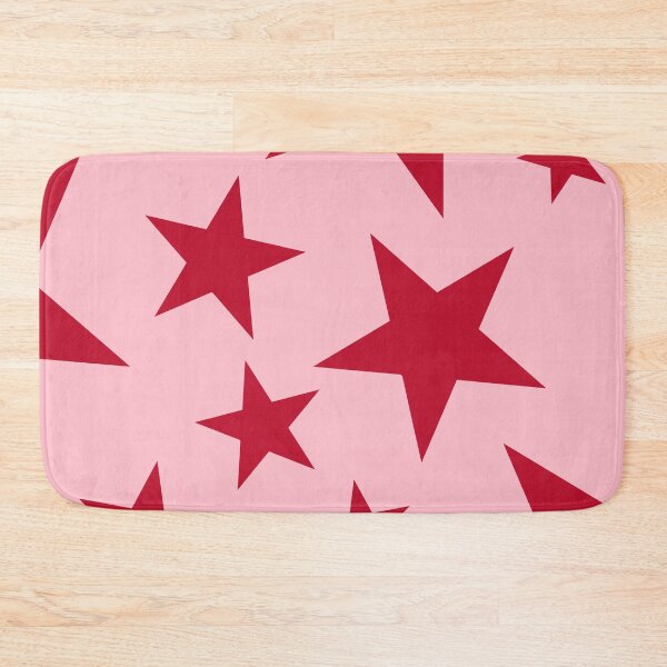 Item preview, Cherry Red Big Ol Stars designed and sold by STUDIO MORE Los Angeles.