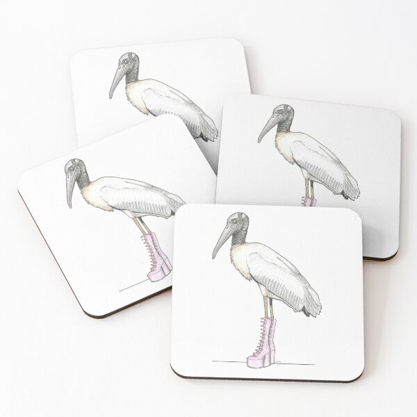 Item preview, Wood Stork in Kiki Boots designed and sold by JimsBirds.