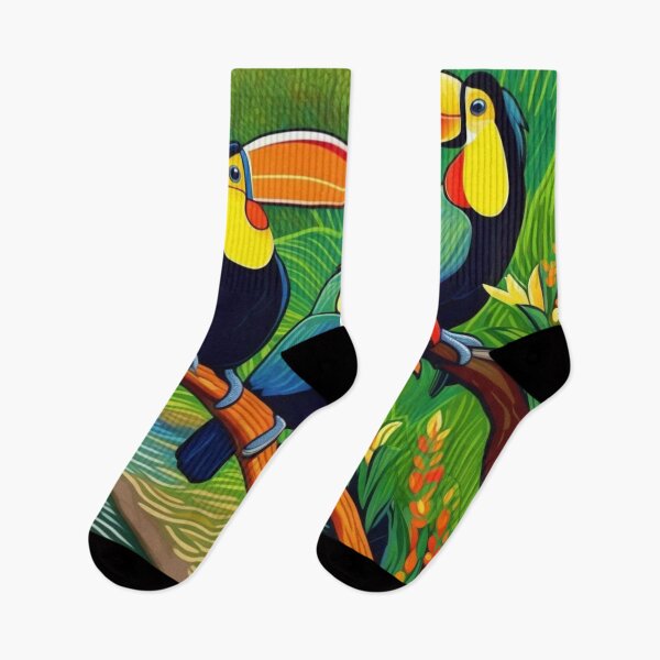 Item preview, Colorful Toucans Gathered on Tree at Zoo Pals Riverside designed and sold by sportsimpact.