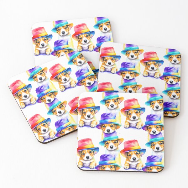 Item preview, Pawsitively Stylish: Puppies in Hats designed and sold by MillennialVibe.