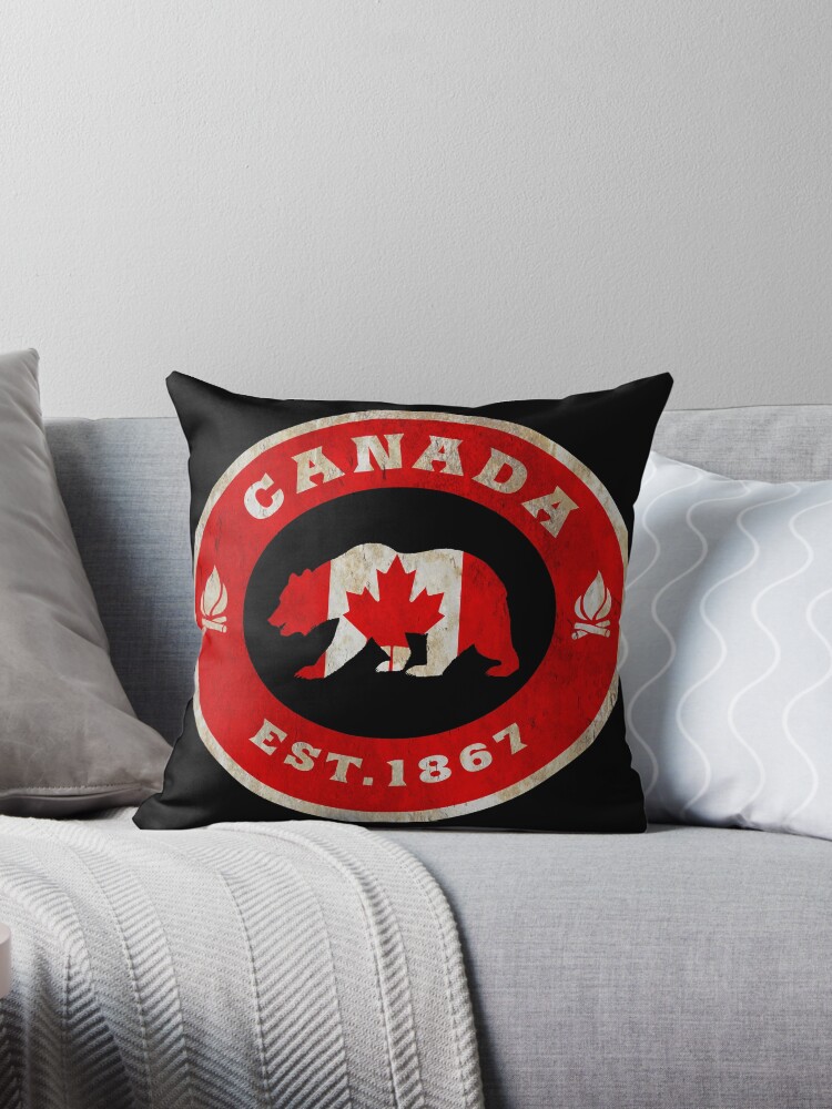 Multicolor Flag of Canada Beard Throw Pillow 18x18 The Bearded Canadian Co Mens Blessed & Bearded Canadian Multicolor Flag of Canada Beard Throw Pillow 18x18 The Bearded Canadian Co Mens Blessed & Bearded Canadian