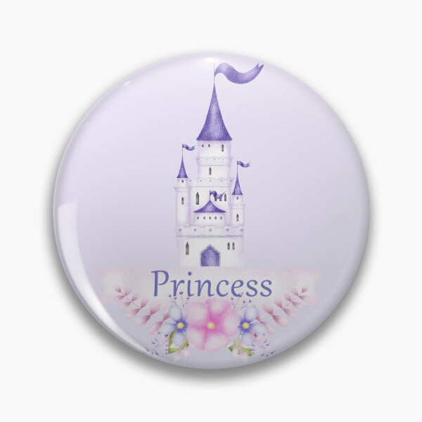 Item preview, Fairytale Lilac Castle with Princess Ribbon and Flowers designed and sold by PinaColadaArtS.