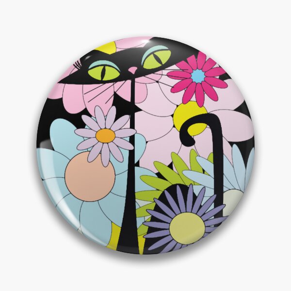 Item preview, Atomic MCM Cat Flower Power II designed and sold by CurtisHartle6.