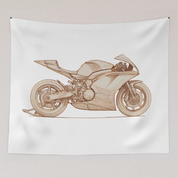 Artikelvorschau, Das große DaVinci-Motorrad entworfen und verkauft von OnlyClassicArt.