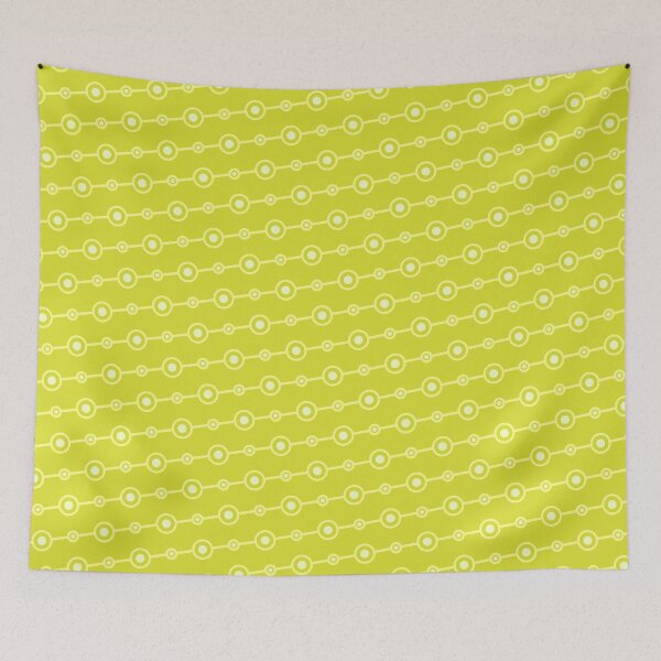 Item preview, Yellow Farm Crop Circle Lines Repeat Prolific Pattern designed and sold by Alchemy-A-La-G.