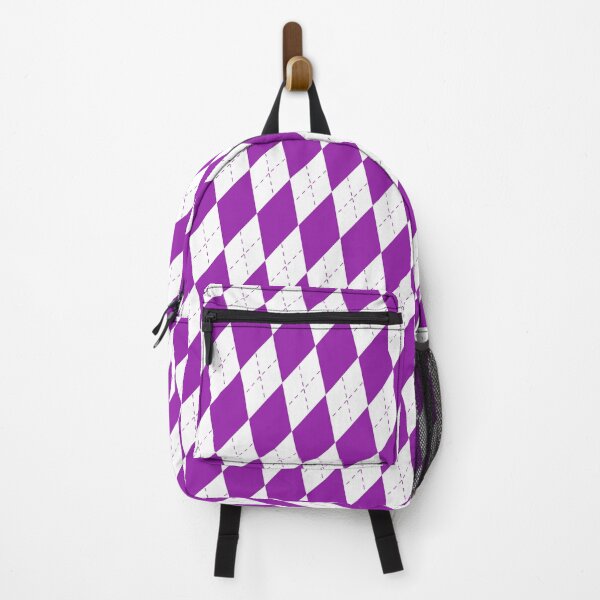 Item preview, Purple & White Diamond Checkered Plaid Checkerboard Prolific Pattern designed and sold by Alchemy-A-La-G.