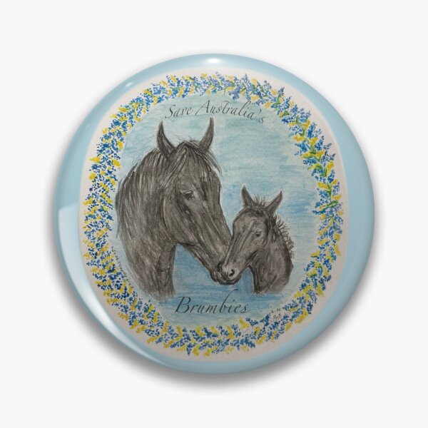 Item preview, Save Australia's Brumbies designed and sold by LHArtHorse.