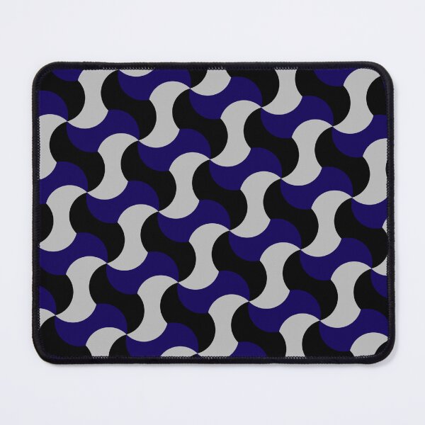 Item preview, Black & Blue Waves Karambit Shuriken Tricolor Prolific Pattern designed and sold by Alchemy-A-La-G.
