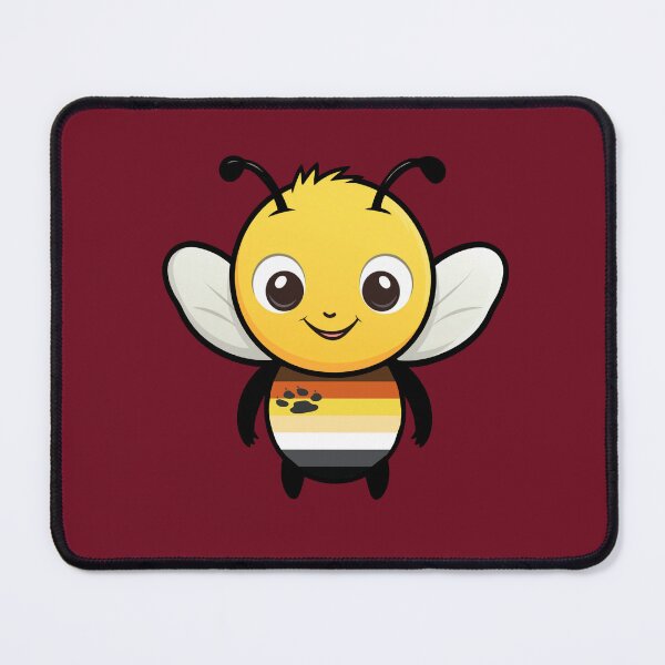 Item preview, Cute Gay Bear Pride Flag Bee, Subtle Gay Bear Bee Design designed and sold by Travelslightly.
