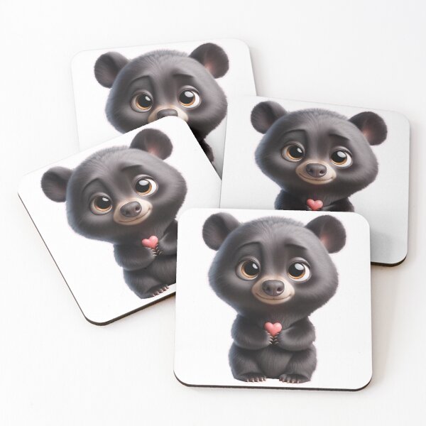 Item preview, Formosan Bear with love heart  designed and sold by CritterManiaUK.