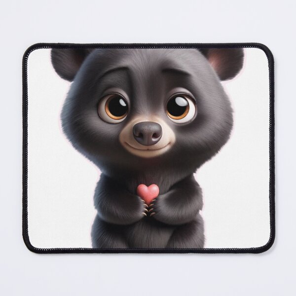 Item preview, Formosan Bear with love heart designed and sold by CritterManiaUK.