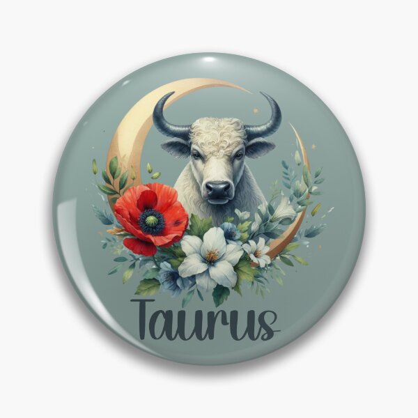 Artikelvorschau, Stier-weißer Stier-Blumenmond entworfen und verkauft von Kjahli.