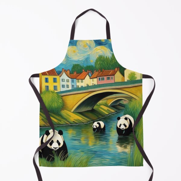 Item preview, Cute Panda Bear Family at the River Bend Zoo Pals designed and sold by sportsimpact.