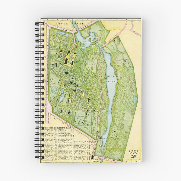 Item preview, Mapa del zoológico del Bronx de 1918 designed and sold by WCS-Archives.
