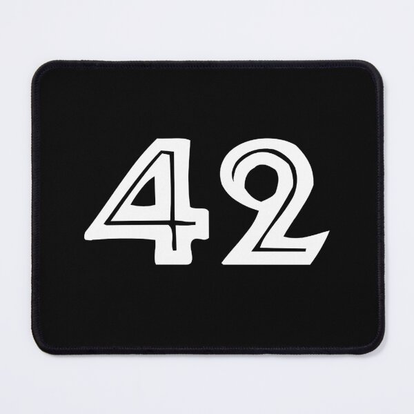 Item preview, 42, forty-two, white, tribal, african designed and sold by Numbers-Art.