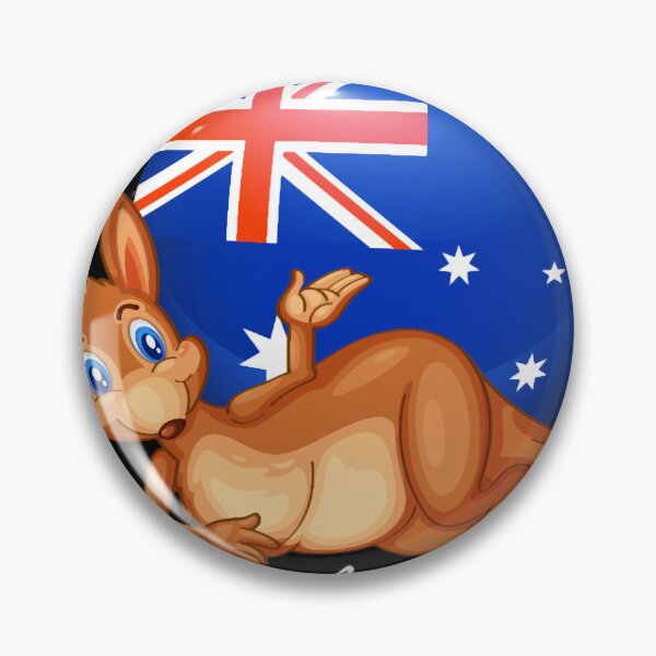 Item preview, Australian flag map designed and sold by CurtisHartle6.