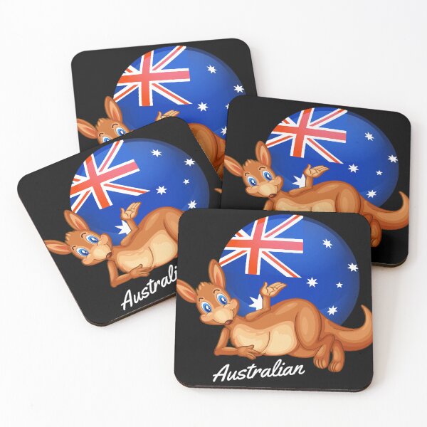 Item preview, Australian flag map designed and sold by CurtisHartle6.