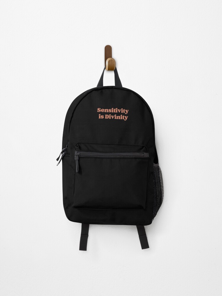 Thumbnail 1 of 3, Backpack, Sensitivity Is Divinity designed and sold by ConsciousAwaken.