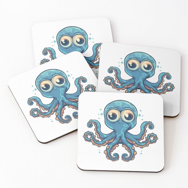 Item preview, blue octopus designed and sold by JonysCreativeDesigns.