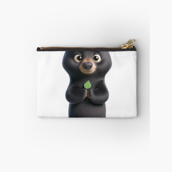 Item preview, Formosan Bear with green leaf designed and sold by CritterManiaUK.