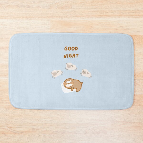 Item preview, Good Night Sleeping Sheep Sloth designed and sold by theslothinme.