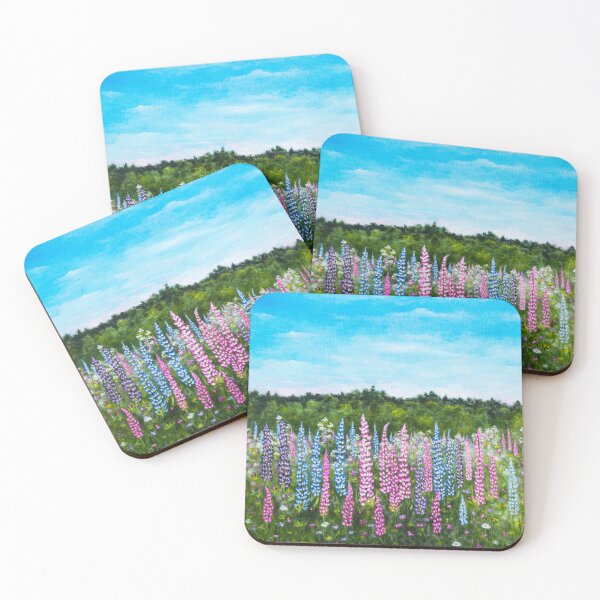 Item preview, Field of Lupines designed and sold by M.E.Mackenzie Art.