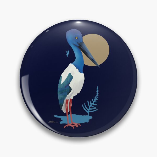 Item preview, Black necked Stork designed and sold by Karin Taylor.