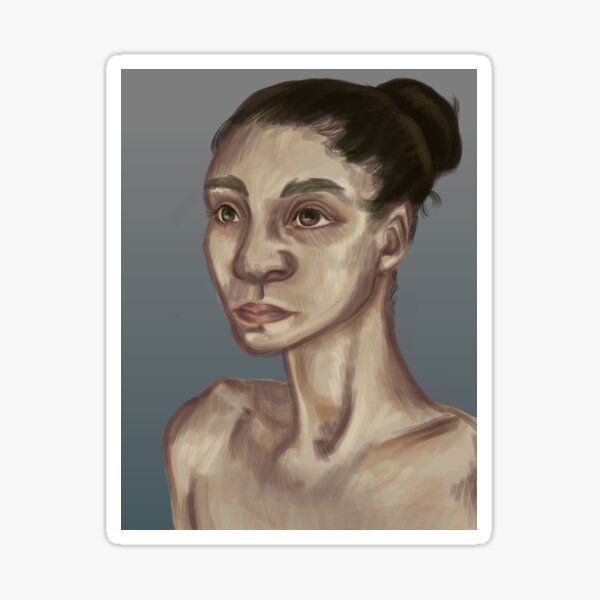 Item preview, Somber Portrait designed and sold by Sparrowfish.