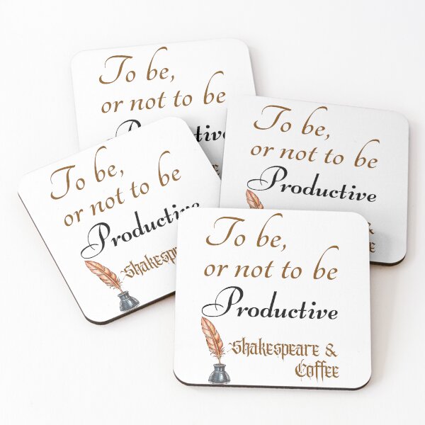 Item preview, Shakespeare/hamlet inspired to be or not to be (productive)  designed and sold by The Introvert's Press.