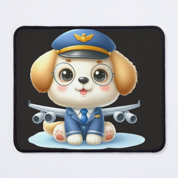 Item preview, Funny cartoon dog pilot! designed and sold by fribabywonder.