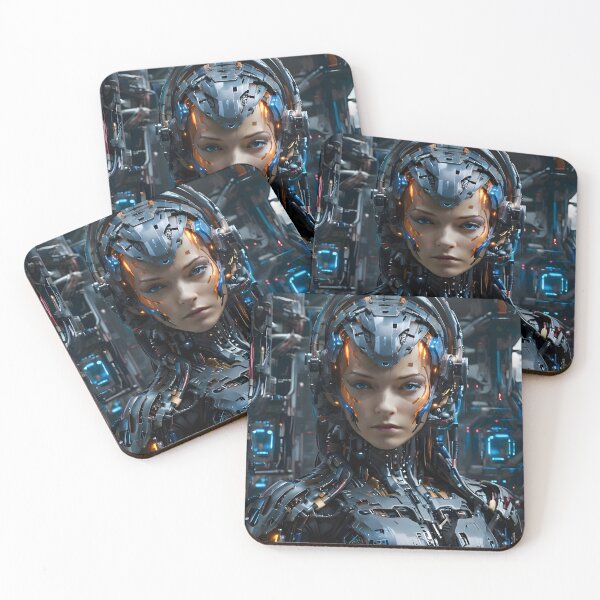 Item preview, Beutiful girl cyborg designed and sold by WalterGomes.