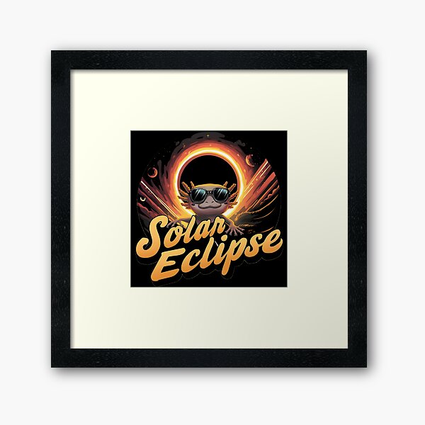 Item preview, Axolotl Solar Eclipse designed and sold by PlanetMarker.