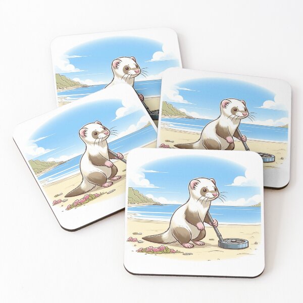 Item preview, Treasure Hunter Ferret designed and sold by LemuellTrends.