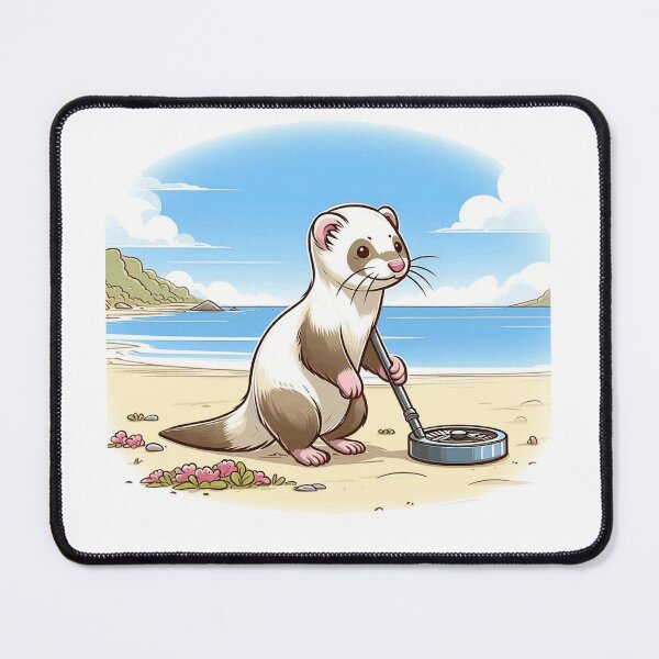 Item preview, Treasure Hunter Ferret designed and sold by LemuellTrends.