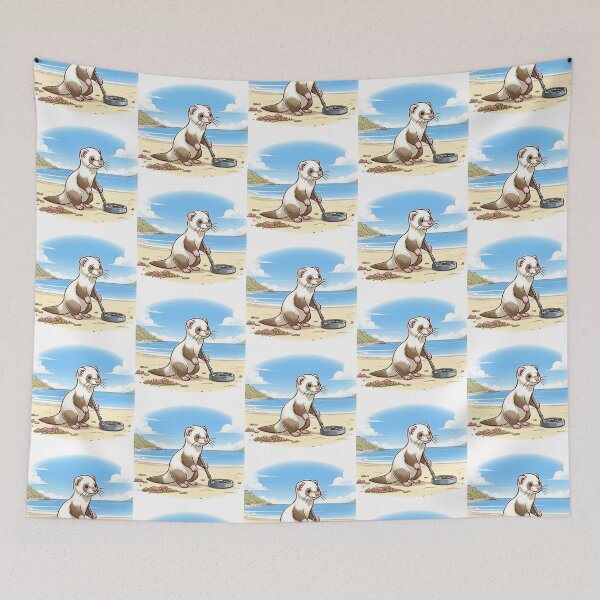 Item preview, Treasure Hunter Ferret designed and sold by LemuellTrends.