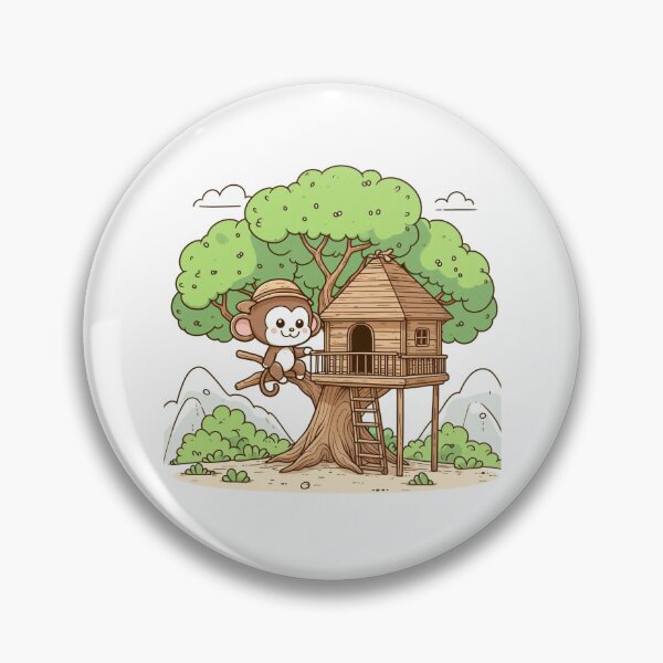 Item preview, Treehouse Monkey designed and sold by LemuellTrends.