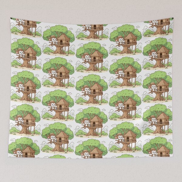 Item preview, Treehouse Monkey designed and sold by LemuellTrends.