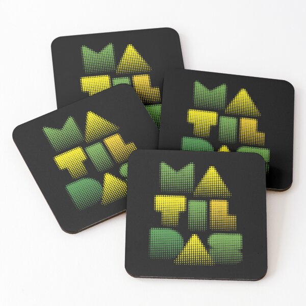 Item preview, Stylish Halftone 'Matildas' Design in Green and Yellow designed and sold by H Jonas.