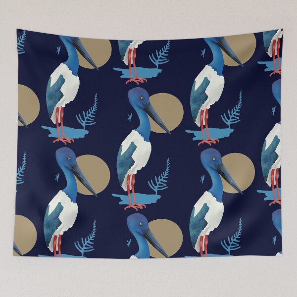 Item preview, Black necked Stork designed and sold by Karin Taylor.
