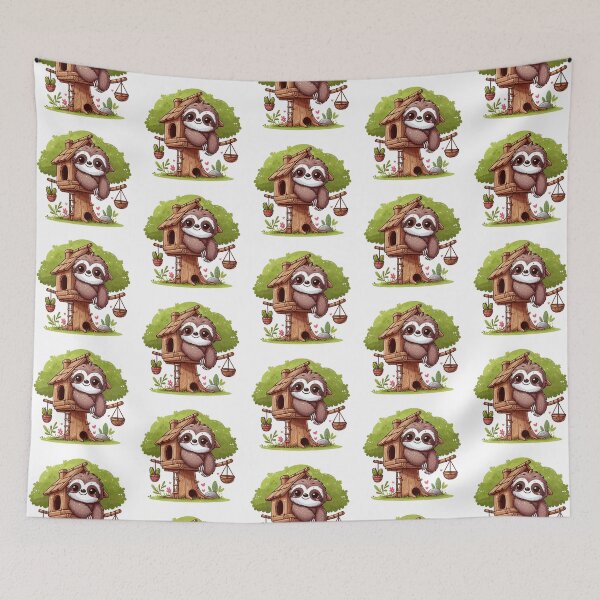 Item preview, Treehouse Sloth designed and sold by LemuellTrends.