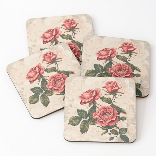 Item preview, Cross Stitch With Rose Floral Fusion Artistic Harmony. designed and sold by Chomchol.