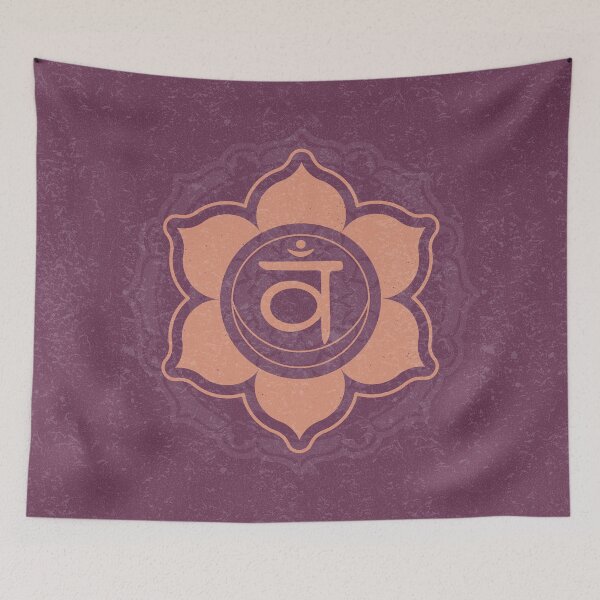 Item preview, Sacral Chakra Mandala - Beet + Coral designed and sold by Irene Estelle.
