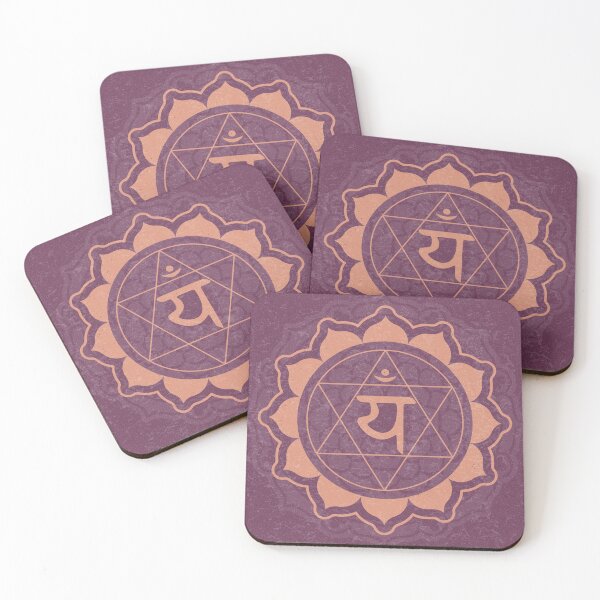 Item preview, Heart Chakra Mandala - Beet + Coral designed and sold by Irene Estelle.
